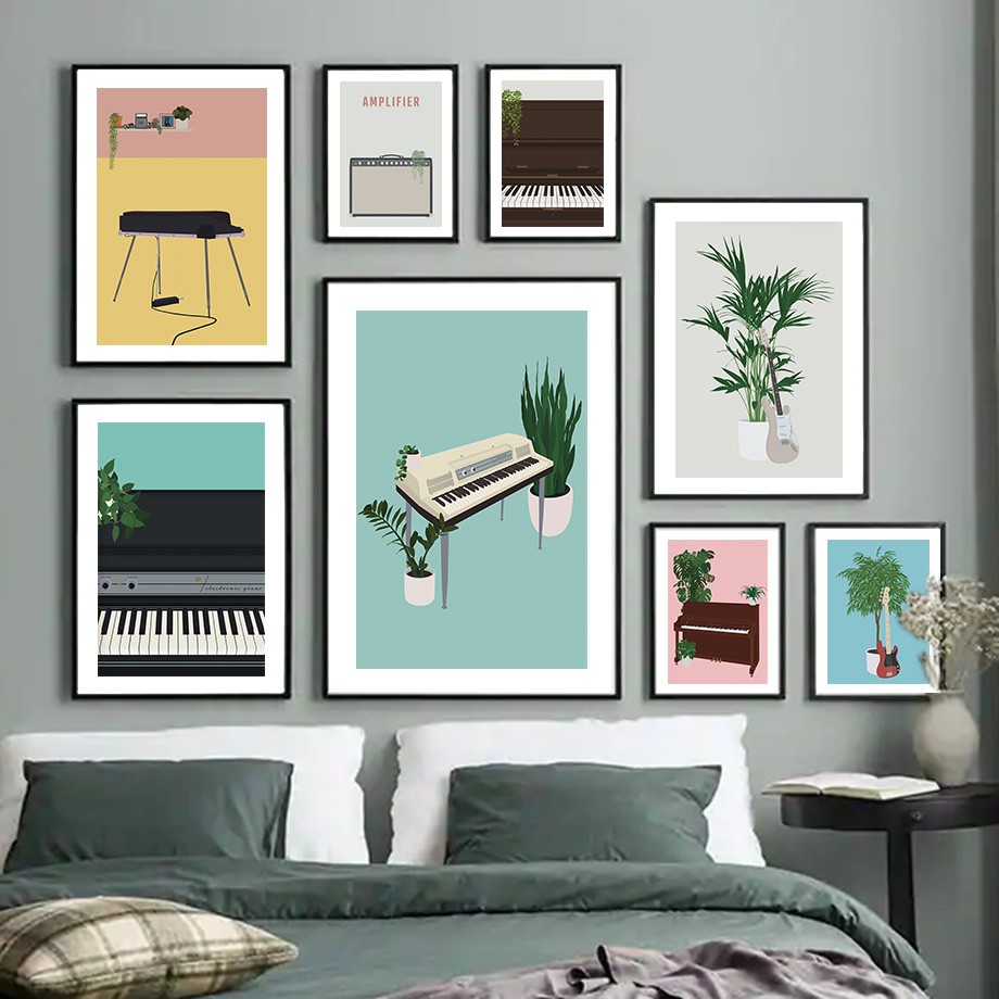 Affiche murale d'illustration  - Picture Of Musical Instrument avis et prix