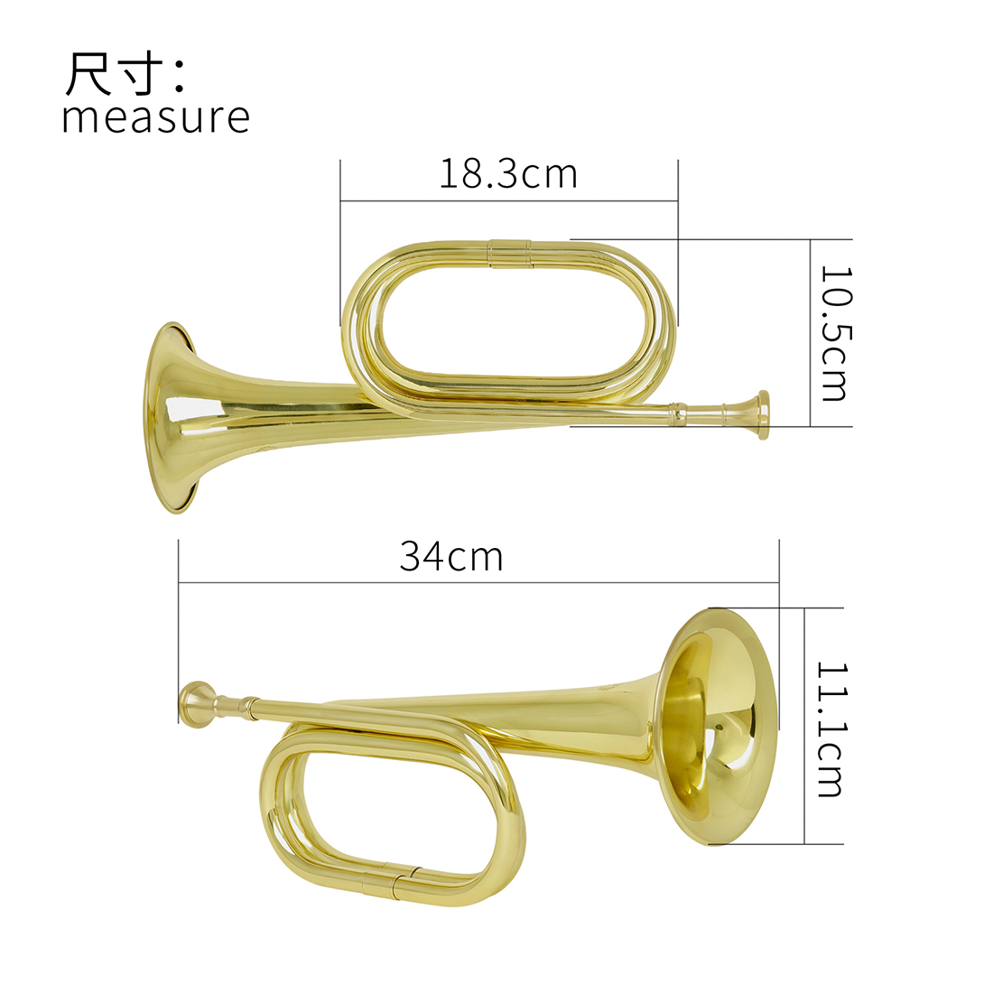 M MBAT-Trompent d'appel Buhidd - Musical Instrument Bugle avis et prix
